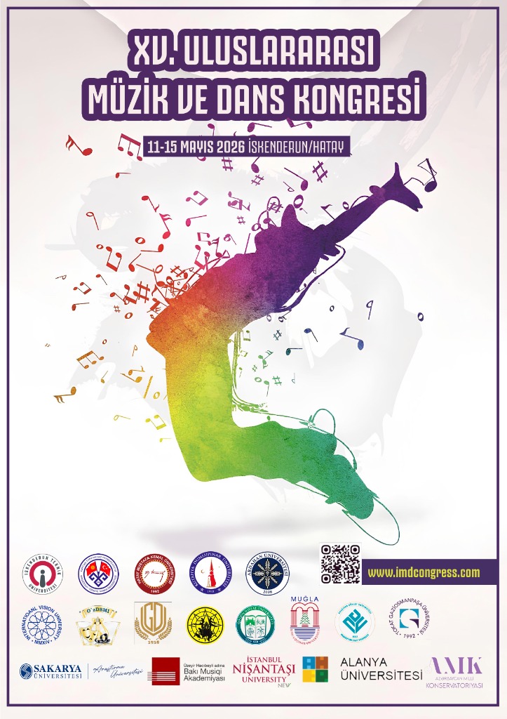 XV. Uluslararası Müzik ve Dans Kongresi Afişi